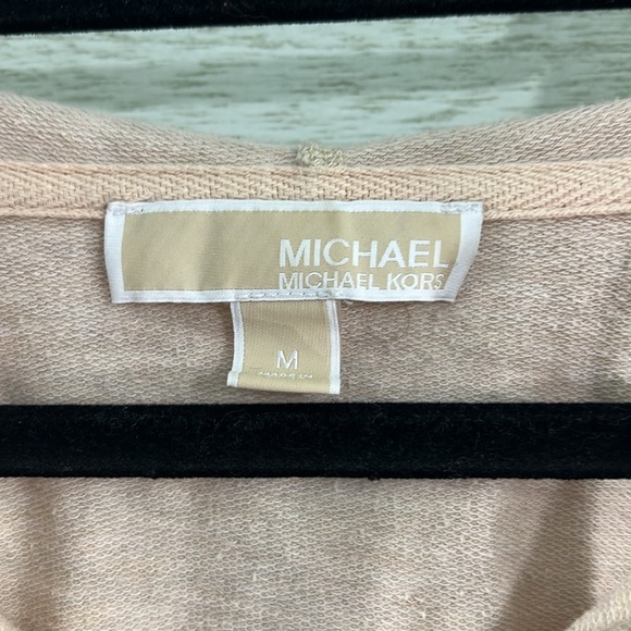 MICHAEL KORS Hooded Rose Gold Sweatshirt • MEDIUM - Picture 4 of 9